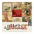 Authentique Double-Sided Cardstock Pack - November