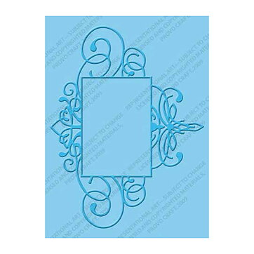 Provo Craft Cuttlebug Embossing Folder A2 - Flourished Frame