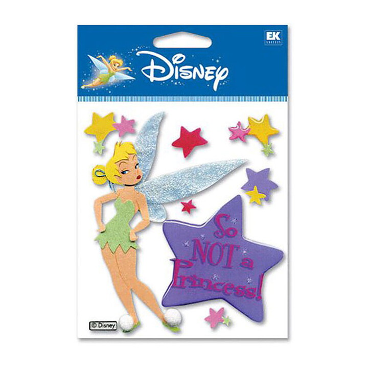 EK Success Disney Dimensional Stickers - Tinker Bell Not a Princess