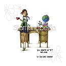 Stamping Bella Cling Rubber Stamps - Uptown Girls Tessie The Teacher
