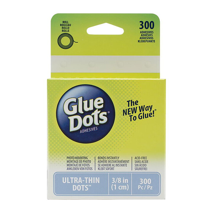 Glue Dots Permanent - Ultra Thin 300 Dots 