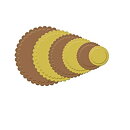 Spellbinders Nestabilities Dies - Petite Scalloped Circles Small