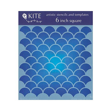 Judikins Kite Stencil 6" Square - Fans