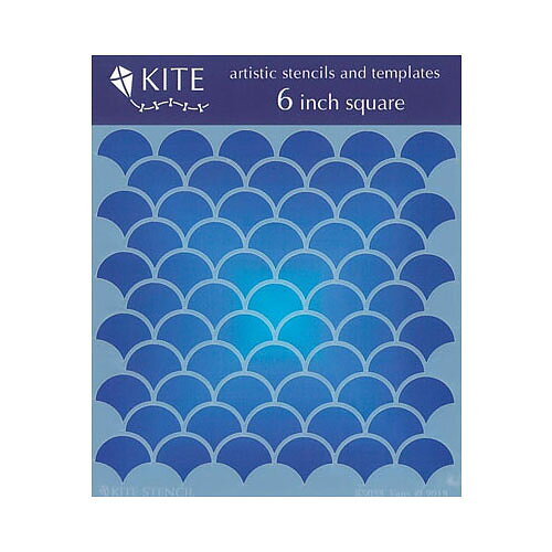 Judikins Kite Stencil 6" Square - Fans