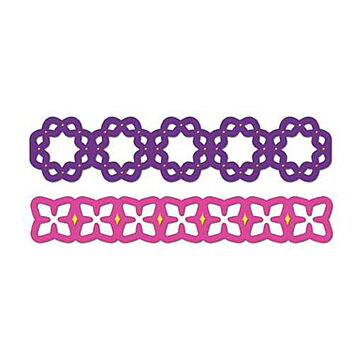Spellbinders Borderabilities Dies -Lotus Border Petite