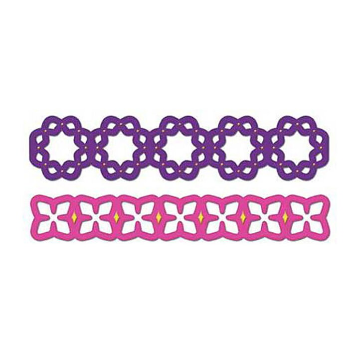 Spellbinders Borderabilities Dies -Lotus Border Petite