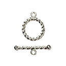 Cousin Stainless Steel Elegance - Rope Toggle Medium 4x19 mm