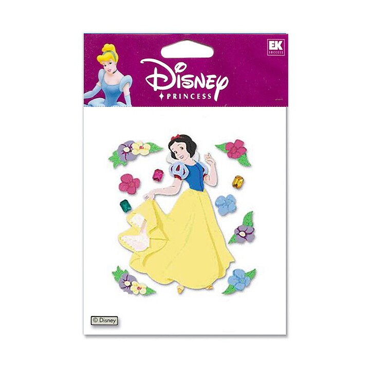 EK Success Disney Dimensional Stickers - Snow White With Flowers