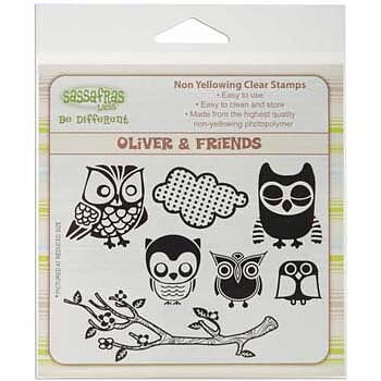 Sassafras Lass Clear Stamps - Oliver & Friends