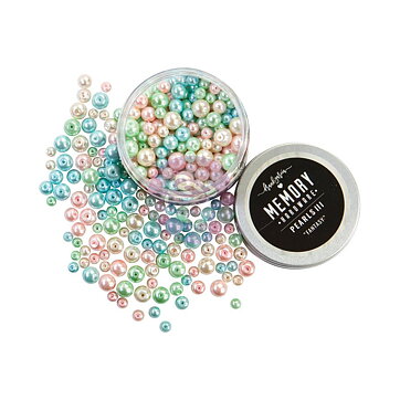 Prima Marketing Memory Hardware Glass Pearls - Fantasy