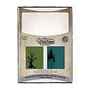 Tim Holtz Alteration Texture Fades Embossing Folders - Branch Tree & Tall Pines Set