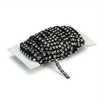 Darice Bling On A Roll - Black & Silver 9,1m