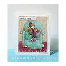 Stamping Bella Cling Rubber Stamps - Tiny Townie Melissa Loves Movies