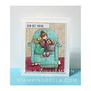 Stamping Bella Cling Rubber Stamps - Tiny Townie Melissa Loves Movies