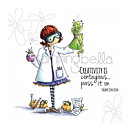 Stamping Bella Cling Rubber Stamps - Tiny Townie Sage Loves Science