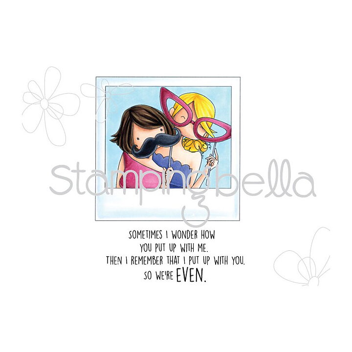 Stamping Bella Cling Rubber Stamps - Snapshots Acting Goofy