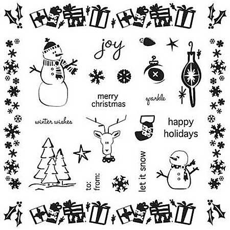 Fiskars Clear Stamps - 'Tis the Season