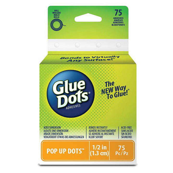 Glue Dots Permanent - Pop-Up 75 Dots 