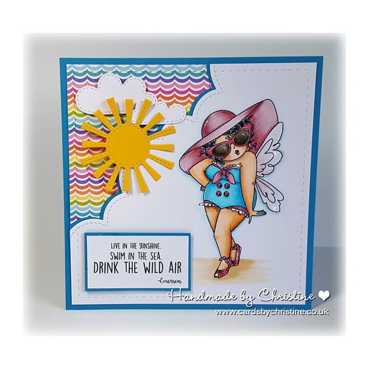 Stamping Bella Cling Rubber Stamps - Edna Loves The Ocean