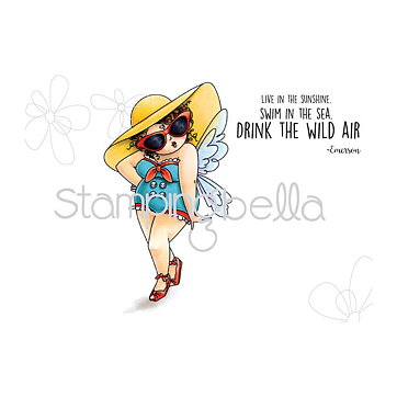 Stamping Bella Cling Rubber Stamps - Edna Loves The Ocean