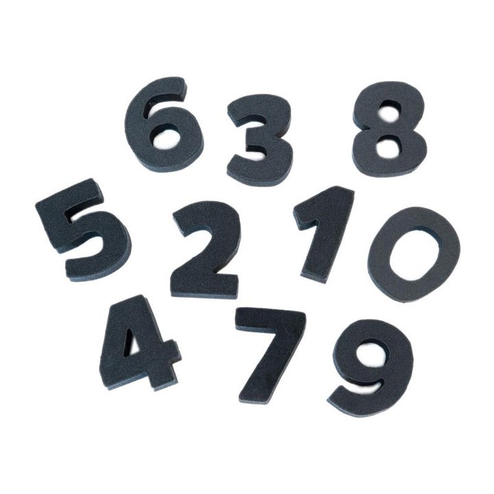 Joggles Foam Stamps - Slightly Wonky Numerals