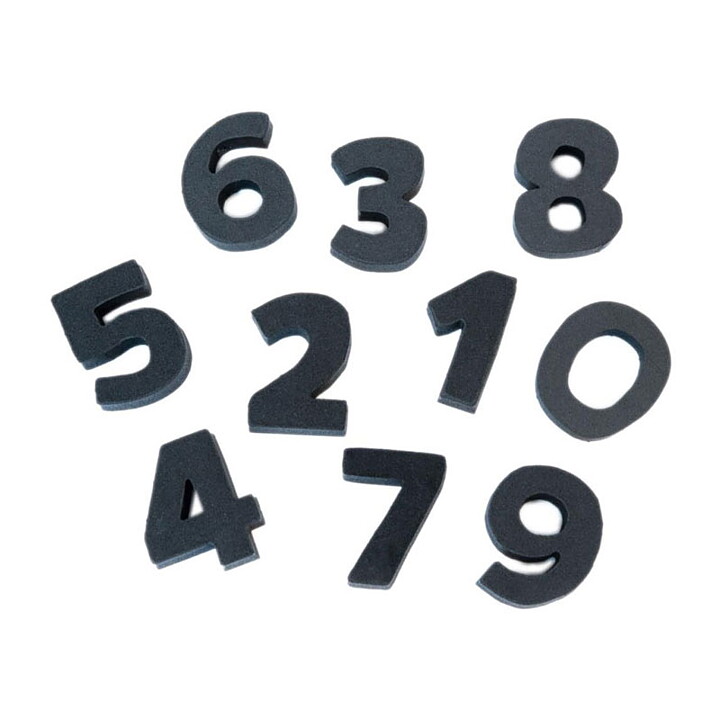 Joggles Foam Stamps - Slightly Wonky Numerals