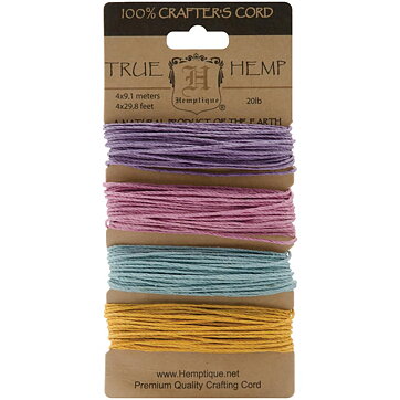 Hemptique Hemp Cord - Pastel