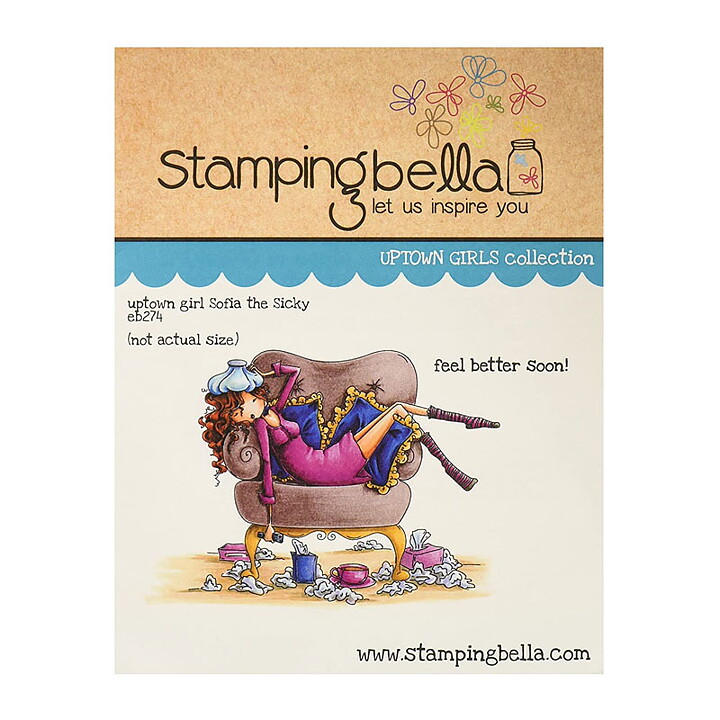Stamping Bella Cling Rubber Stamps - Uptown Girl Sofia The Sticky