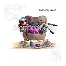 Stamping Bella Cling Rubber Stamps - Uptown Girl Sofia The Sticky