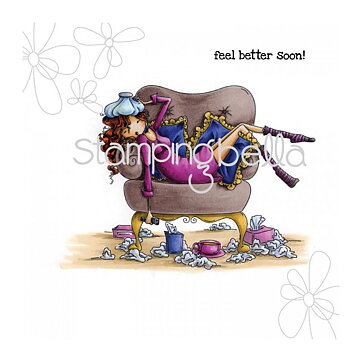 Stamping Bella Cling Rubber Stamps - Uptown Girl Sofia The Sticky