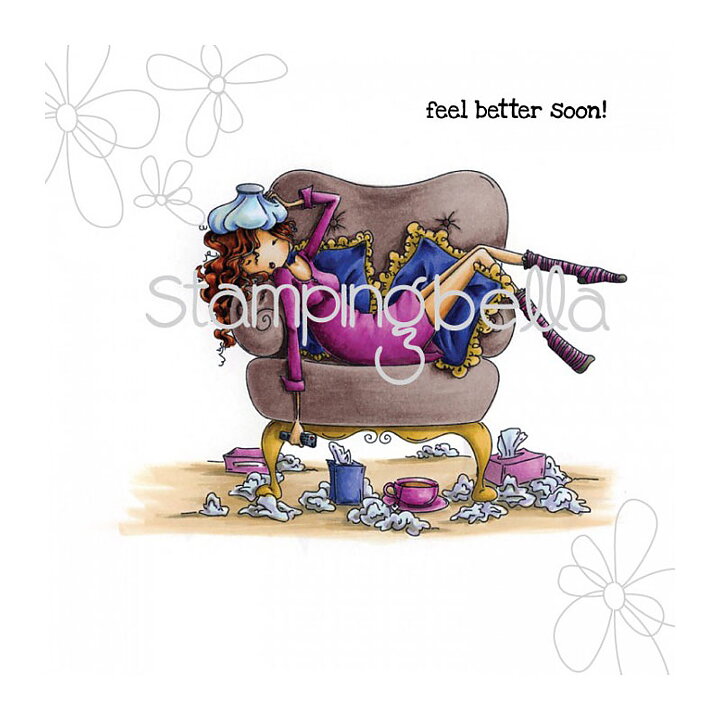 Stamping Bella Cling Rubber Stamps - Uptown Girl Sofia The Sticky