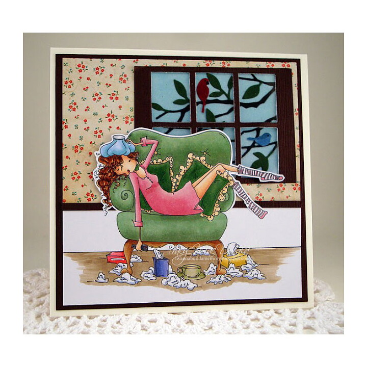 Stamping Bella Cling Rubber Stamps - Uptown Girl Sofia The Sticky