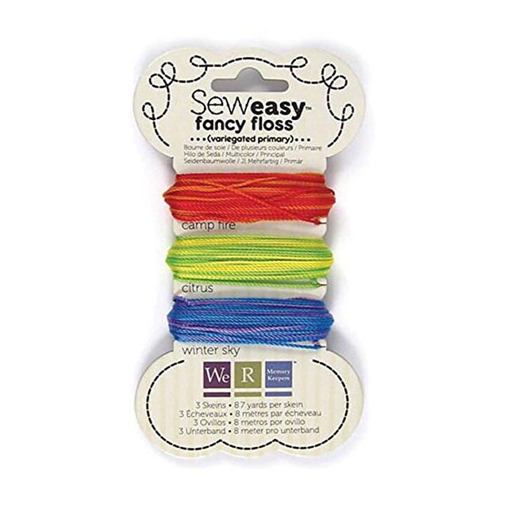 WeRMK Sew Easy Fancy Floss - Variegated Primary
