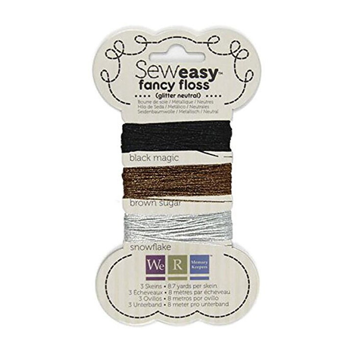 WeRMK Sew Easy Fancy Floss - Glitter Neutral