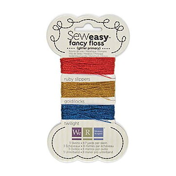 WeRMK Sew Easy Fancy Floss - Glitter Primary