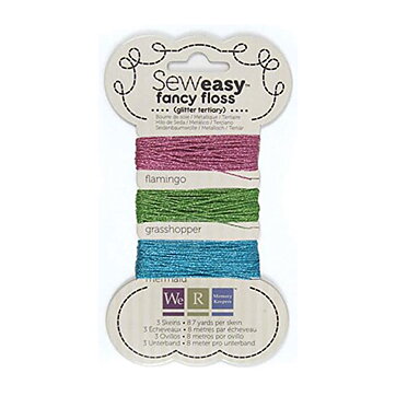 WeRMK Sew Easy Fancy Floss - Glitter Tertiary