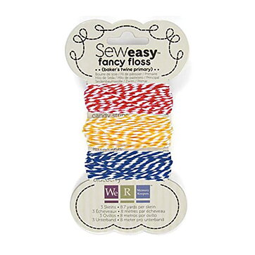 WeRMK Sew Easy Fancy Floss - Baker's Twine Primary