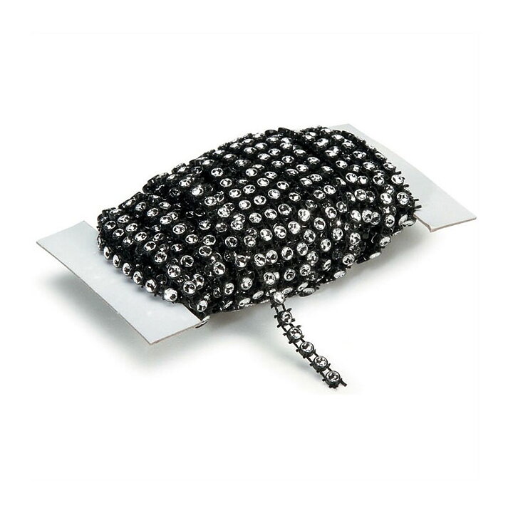 Darice Bling On A Roll - Black & Silver 9,1m