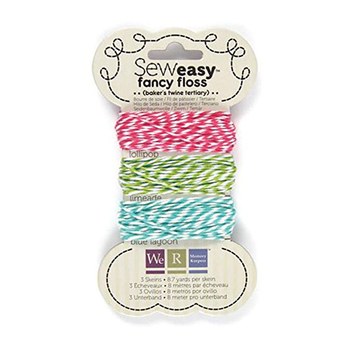 WeRMK Sew Easy Fancy Floss - Baker's Twine Tertiary
