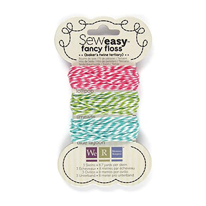 WeRMK Sew Easy Fancy Floss - Baker's Twine Tertiary