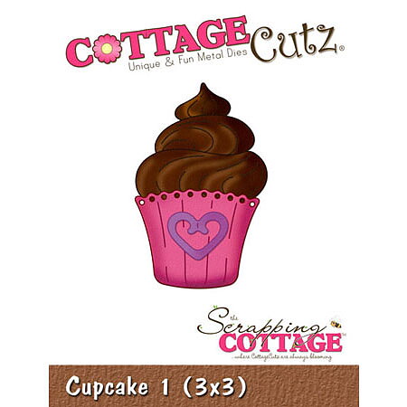 Cottage Cutz Dies 3x3 Food Cupcake 1