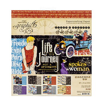 Graphic 45 Paper Pad - Life's Journey