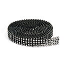 Darice Bling On A Roll - Black & Silver 2.7m