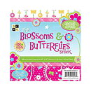 DCWV Paper Stack Blossom Butterflies