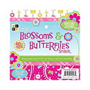 DCWV Paper Stack Blossom Butterflies