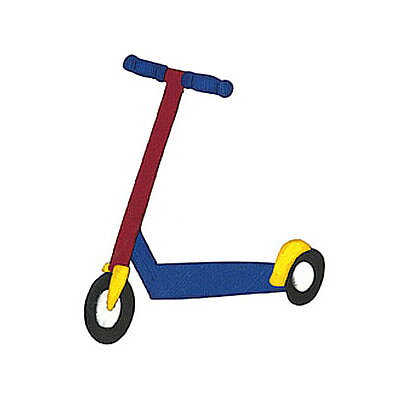 BK Dies 3x3 Transportation Scooter