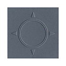 Quickutz Emboss GooseBumpz 2x2 - Compass GB-035