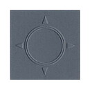 Quickutz Emboss GooseBumpz 2x2 - Compass GB-035