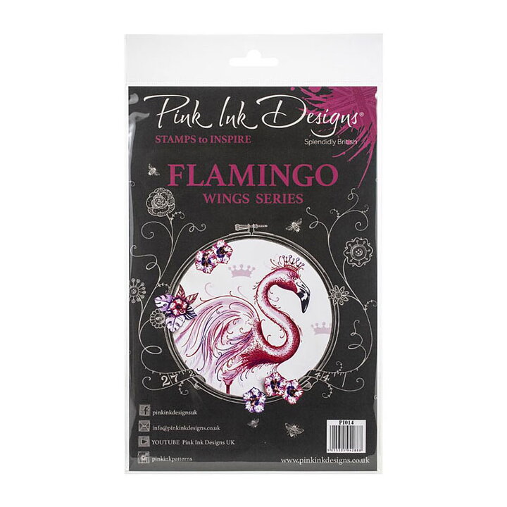 Pink Ink Designs Clear Stamp Set A5 - Flamingo