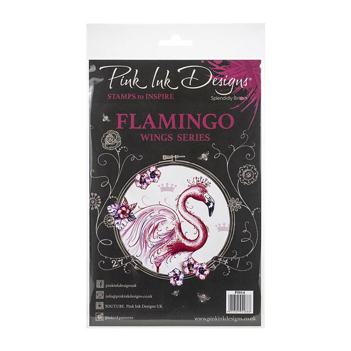 Pink Ink Designs Clear Stamp Set A5 - Flamingo
